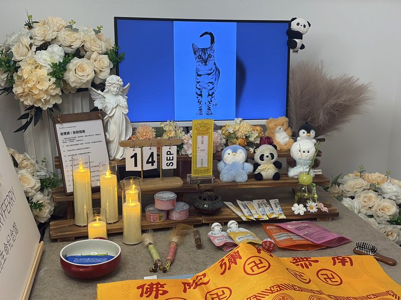 宠物纪念相册与追思布置
